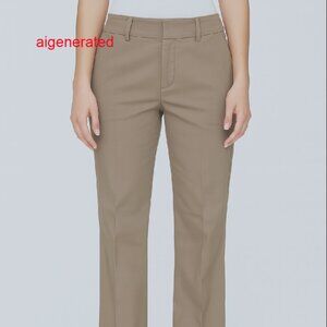Gap Womens Straight Leg Khaki Pants 10R Low Rise NWT Womens Trousers (34x34)